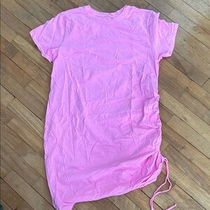 Pink T-Shirt Dress